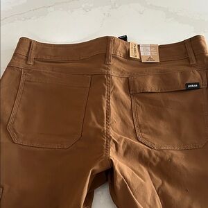 Prana Zion Hiking Pants — Caramel Brown Workwear 32/30